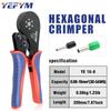 Ferrule Crimping Tool YE 16-6 0.08-16mm²/30-5AWG Tubular Terminal Mini YEFYM Pliers For Large Size Terminals Electrical Clamps
