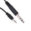 6Ft 1/4" TRS Stereo Male To 1/8" Male Adapter Cable 6.35mm To 3.5mm Aux Cable Cord Connection Cable for Power Amplifier
