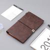 Retro Creative Tie-Up Faux Leather Portable A6 Notebook with Custom LOGO