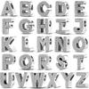 26 A-Z Alphabet Beads Silver Plated LOVE Letter Charm Fit Original Pandora Charms Bracelet Bangle CZ Zircon Bead Jewelry