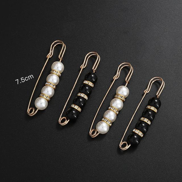 Fashion Pearl Rhinestones Brooch Pin Brooches For Women Sweater Shirt Lapel Pin Buckle Brooch Pins Set Clothes Accessories Gift