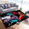 Anime Naruto 3D Printing Rug for Kitchen Doormat Bedroom Carpets for Living Room Laundry Bathroom Non-slip Floor Mat