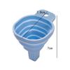 Kitchen Supplies Mini Foldable Silicone Funnel Filling Empty Bottle Portable Folding Funnels for Oil Sauce Kitchen Accessories