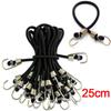 10Pcs Heavy Duty Elastic Military Bungee Cords Army Basha Straps Hook Luggage