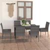 Day and Night - Day and Night Garden Dining Set 7 Pieces Gray Synthetic Rattan