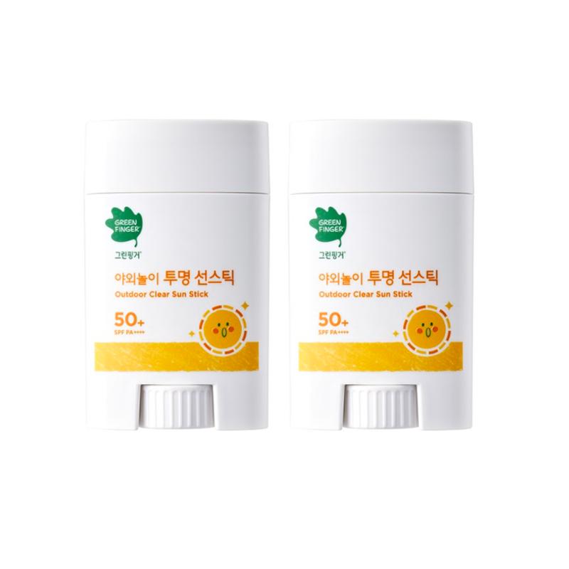 Green Finger Suncreen - Outdoor Clear Sun Stick SPF50+/PA++++ 20g (3 Options)