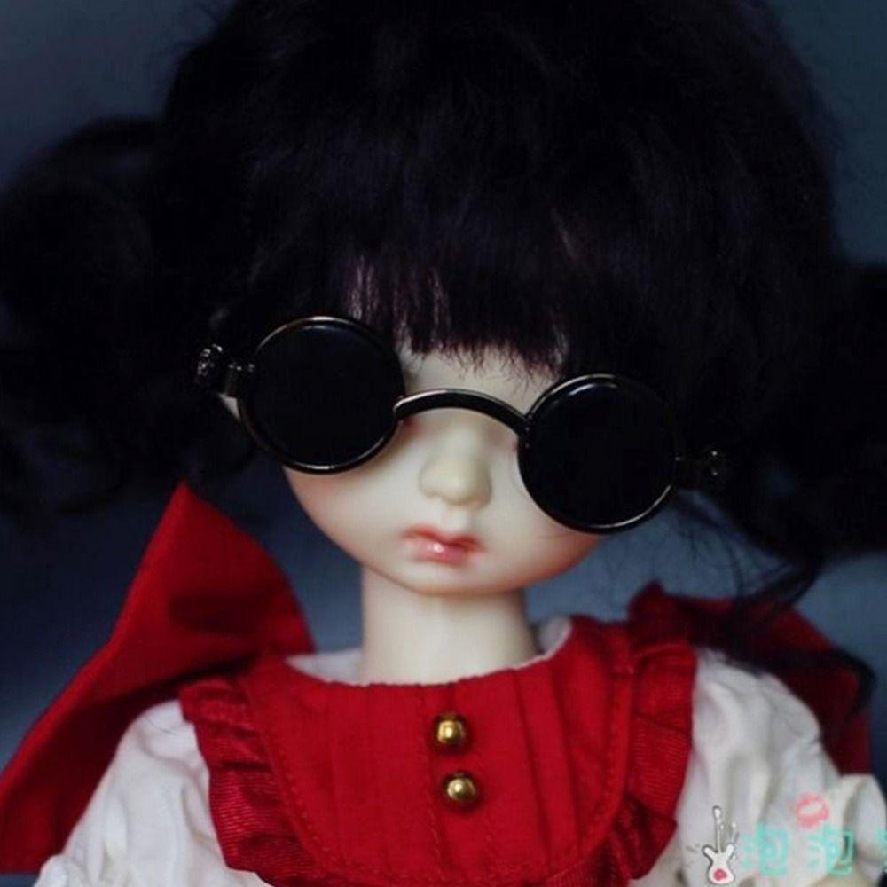 Plush Doll Accessories Plush Doll Eyeglasses For 10/15cm Dolls Cute Heart Frame Glasses Clothes