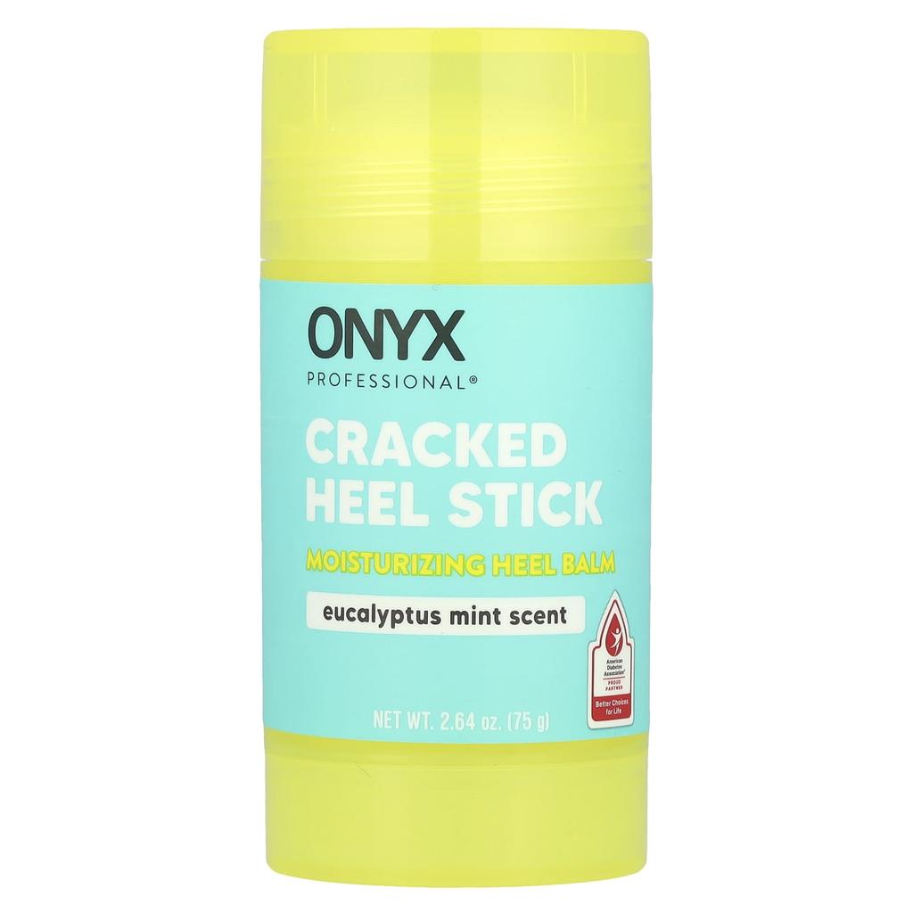 Onyx Professional, Moisturizing Heel Stick, Eucalyptus Mint, 2.64 Oz (75 G)