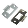 5/10pc Standard Tubular Latch Door Safety Guard Latch Replacement Striker Plate Nickel Plated Bathroom Lock Accessories