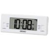 Seiko Clock Alarm Table 48 X 123 X 30 SQ321W Clock, Clock, Digital, Radio-controlled, White, Mm,