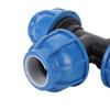 PE Plastic Water Pipe Fitting Accessories 32mm Tee Connector for Pipe Connection