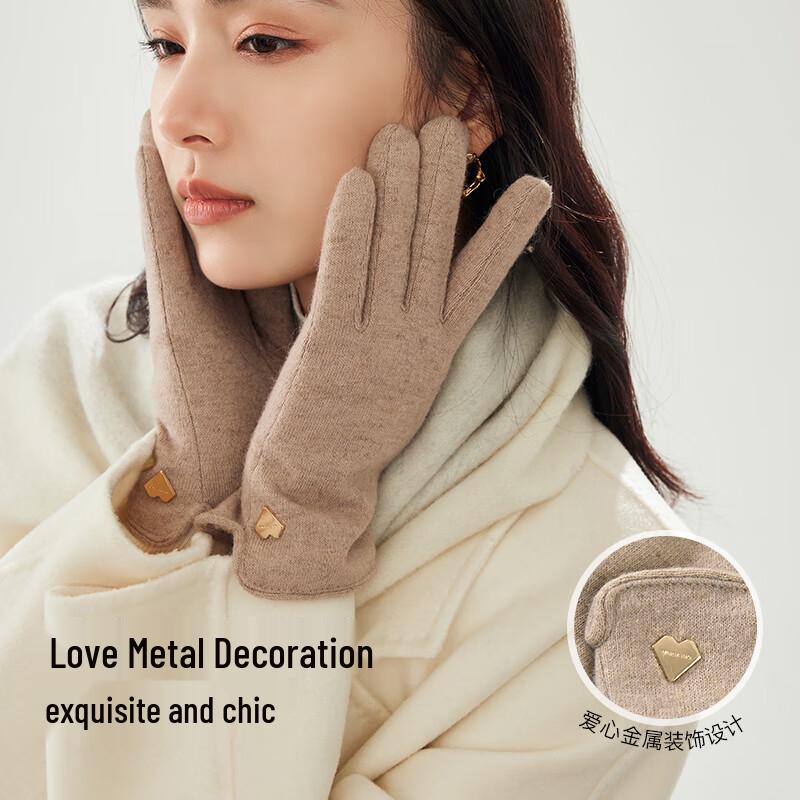 Siggi Women's Winter Wool Touchscreen Gloves