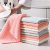 Household Kitchen Dishcloths, Coral Fleece Dishcloths, Absorbent And Degreased Cloths, 1 Pack