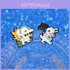 Playful Cartoon Character Badge Unique Alloy Enamel Brooch Perfect For Lovers Anime