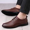 Men's Shoes Leather Formal Shoes for Men Oxfords Male Wedding Party Office Business Shoe Man Plus Size