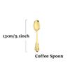 Gold Dinnerware Vintage Tableware 18/10 Silverware Stainless Steel Flatware Dinner Knife Fork Spoon Wedding Xmas Western Cutlery