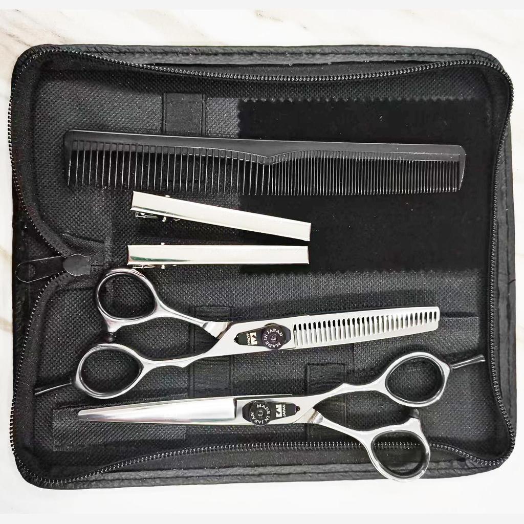 Sharp Hairdressing Scissors 6 Inch Curved Scissors High Quality Scissors Set