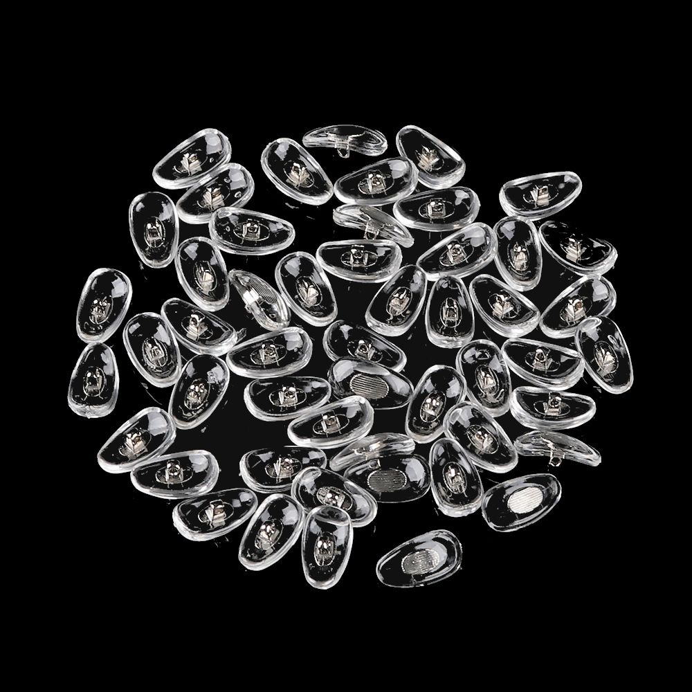 Safety Push-In Anti-Slip Eyewear Accessories Eye Care Tools Silicone Nose Pads Glasses NosePads
