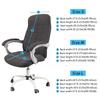 Elastic Office Lift Computer Plain Chair Cover Modern Anti-dirty Boss Rotating Chair Seat Case Removable Waterproof Slipcovers