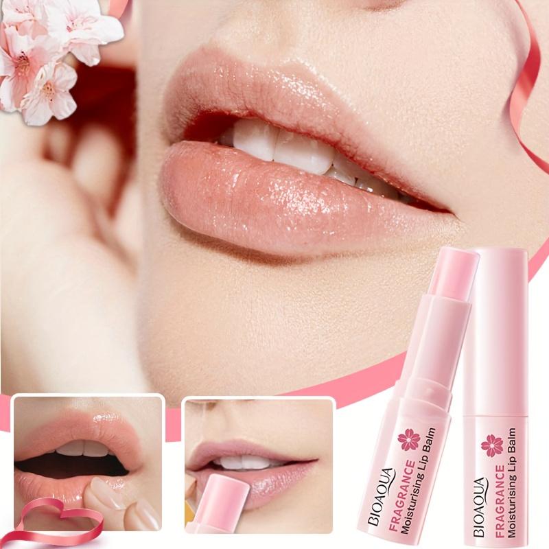 2.7G Sakura Light Fragrance Moisturizing Lip Balm, Autumn and Winter Anti-cracked Lip Balm, Lip Care, Women's Skin Care Products