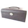 [N6583] - Anthracite Gray 'Clara' Jewelry Box - 31x21x11. 5cm