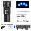 Super Bright P70 Strong Light Flashlight Aluminum 5 Levels Alloy Long-range Waterproof 5V USB Rechargeable Outdoor Flashlight