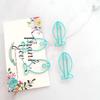 10Pcs Cute Simple Cloud-shaped Paperclips Girl Photo Memo Binder Clip Bookmark Reading Index Tab School Office Binding Supplies