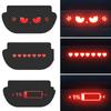 For Tesla Model 3 Y Car High Mounted Brake Acrylic Projection Board Decal Top Tail Light Emblem Stickers Car Accessories