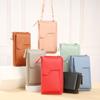 Simple New Fashion Korean Single Shoulder Crossbody Bag Large Capacity Women's Long Wallet Solid Color Mobile Phone Bag
