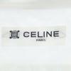 Celine Striped Pattern Long Sleeve Cotton Shirt White Men's Used