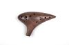 TNG Ocarina Musical Instrument 12 Holes Single Special Ocarina Wind Instrument Purple Sand [Brown / / AC] (with Case) High-grade