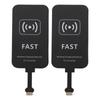 2pcs 10W 5V 2A Type C Wireless Charging Receiver for Galaxy A51 A40 A20E J2 J3 J7 Wireless Charger