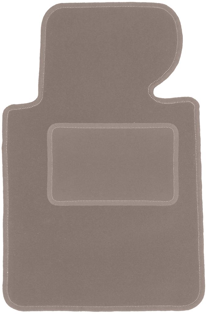 Бежевый коврик водителя для: BMW 3 E46 compact, купе, седан, хэтчбек, универсал (1998-2007)