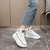 High-top Shoes Women's Summer Women's Shoes Round Toe Shoes Increased Thick-soled Casual Sneakers Street Shooting Plus Size Shoes