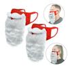 Santa Claus Beard Masquerade Mask Christmas Cosplay Festive Supplies Costume Holiday Party Masks Funny Dress Up Accessories