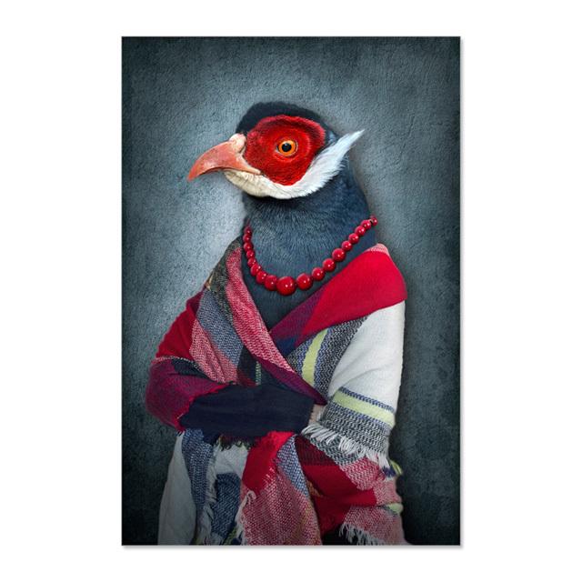 Human Body, Animal Head, Abstract Mural Seal, Giraffe, Painting, Scandinavian Poster, Decoration, Living Room Photo,