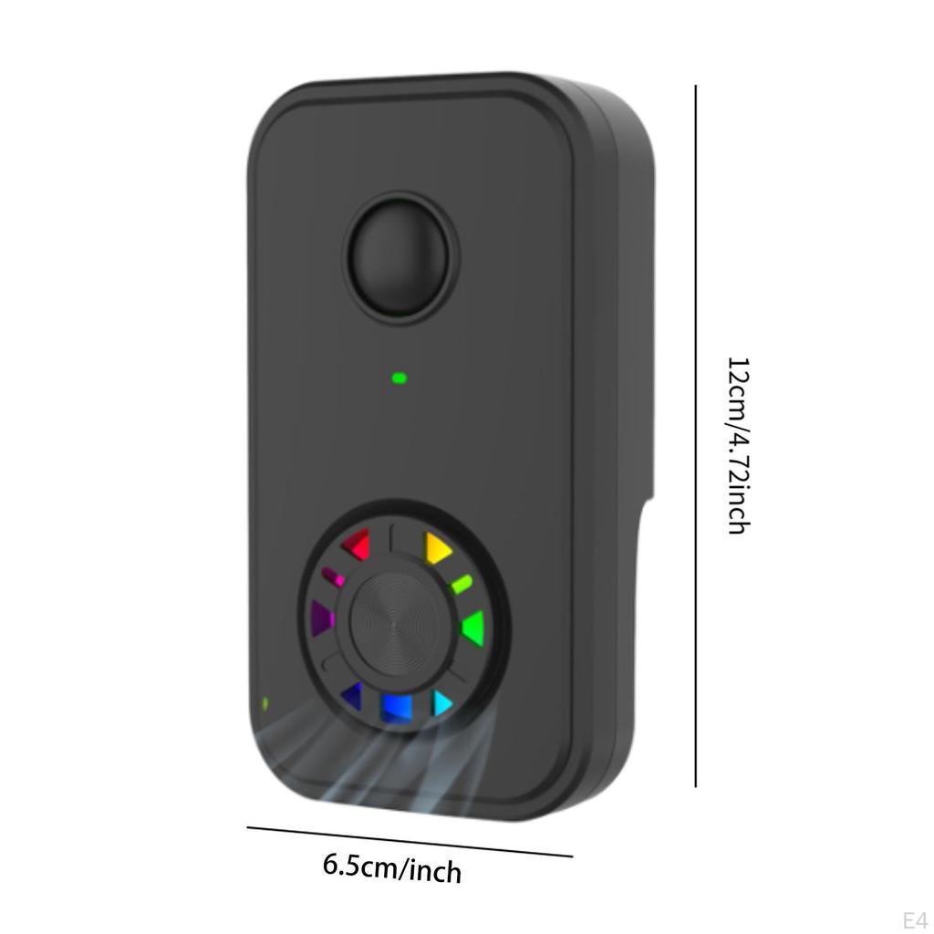 Air Purifier Removes Dander Quiet Purify Smell for Garage Toilet Living Room White