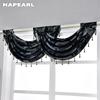 1 PC NAPEARL Luxury Flower Retro Style Wave Curtain Beaded Valance Design Fashion Window Jacquard Curtain Home Decor