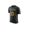 Nike NBA Lakers Lebron James Tee Black Unisex Streetwear AA2590-022