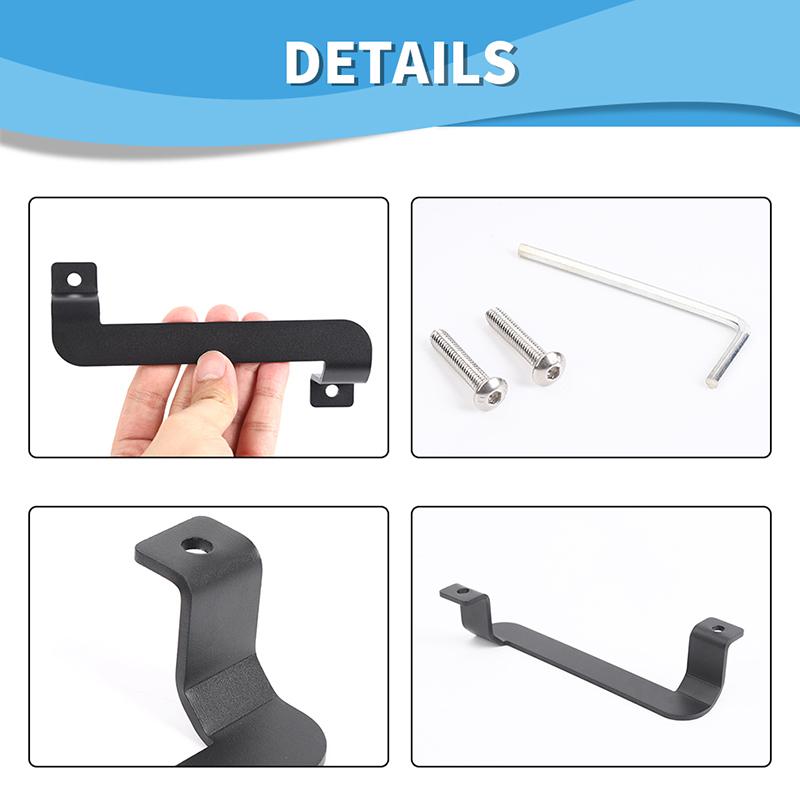 Tailgate Glass Handle Grab Handle Holder Bracket Mounting Fit For Jeep Wrangler JL 2018 Up Interior Accessories