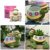 Versatile Silicone Mold Concrete Molds Silicone Casting Mold Turtle Shaped Vase Mold for Making Vases Pen Holder Crafts