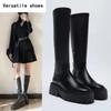 Chunky Women Knee High Boots Fashion Platform Thick Heels Shoes Autumn Winter Ladies Knight Long Botas De Mujer