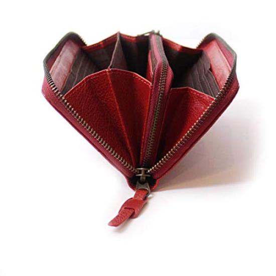 PEANUTS Snoopy FRIEND Round Zipper Long Wallet SNPY-73053 (red)