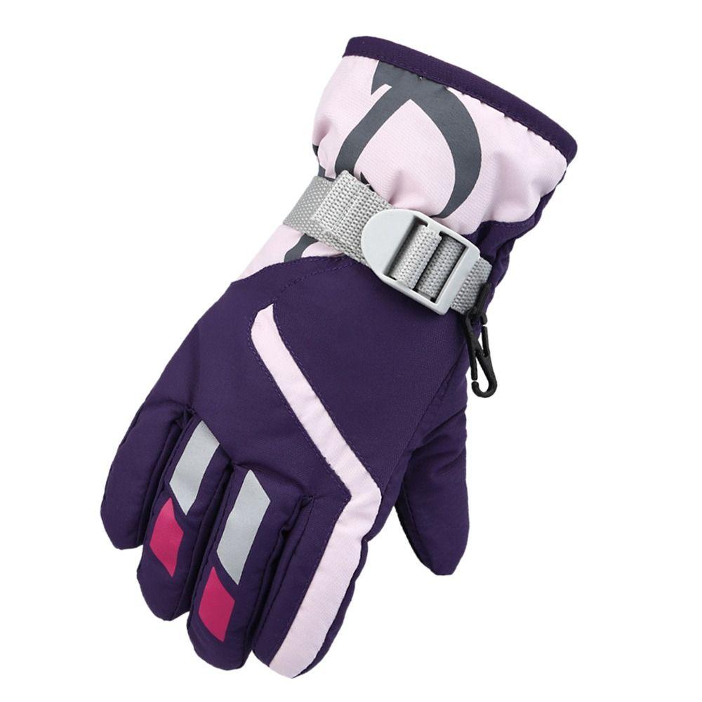 Windproof Children Ski Gloves Non-slip Winter Warm New Fashion Kid Gloves Mountaineering