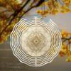 Metal Wind Spinner Geometric Hanging Wind Chime for Outdoor Garden Patio Decor No Batteries Needed All Season Wind Catcher Decorations