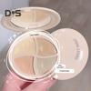 4 Colors Concealer Palette with Mirror Spot Dark Circle Acne Full Coverage Long Lasting Natural Moisturizing Matte Finish Foundation Cream