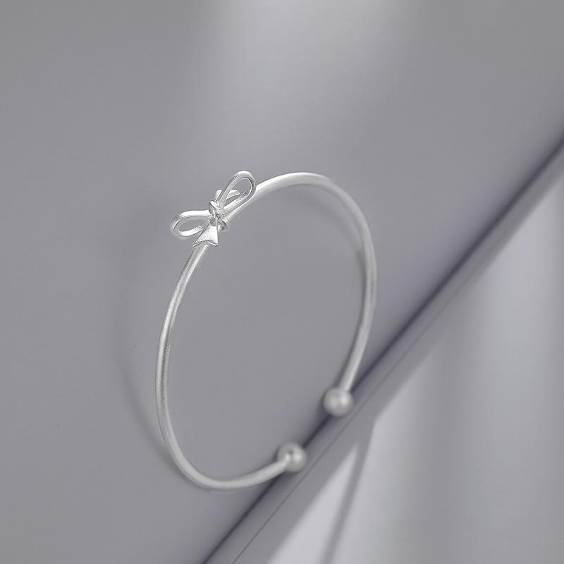S999 Foot Silver Bracelet Women's Fresh and Fashionable Style Silver Bracelet Luxury Headpiece