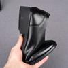 New Men's Dress Leather Shoes Male Luxury Designer Black Glossy Loafers Wdding Prom Homecoming Footwear Zapatos Hombre