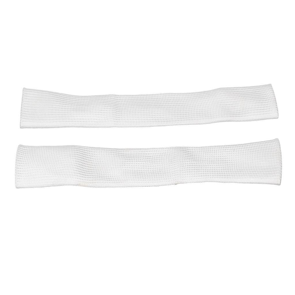 2PCS Glass Fibre Finger Cots Thermal Insulation Finger Covers TIG Welding Fingertip Protector XL L Size White