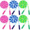 Adjustable Length Tangle-Free Eco-Friendly Jump Rope with Comfort Grip for All Ages, Durable Beaded Design for Fitness